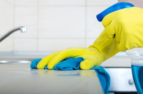 Close-up of carpet cleaning treatment removing embedded dirt